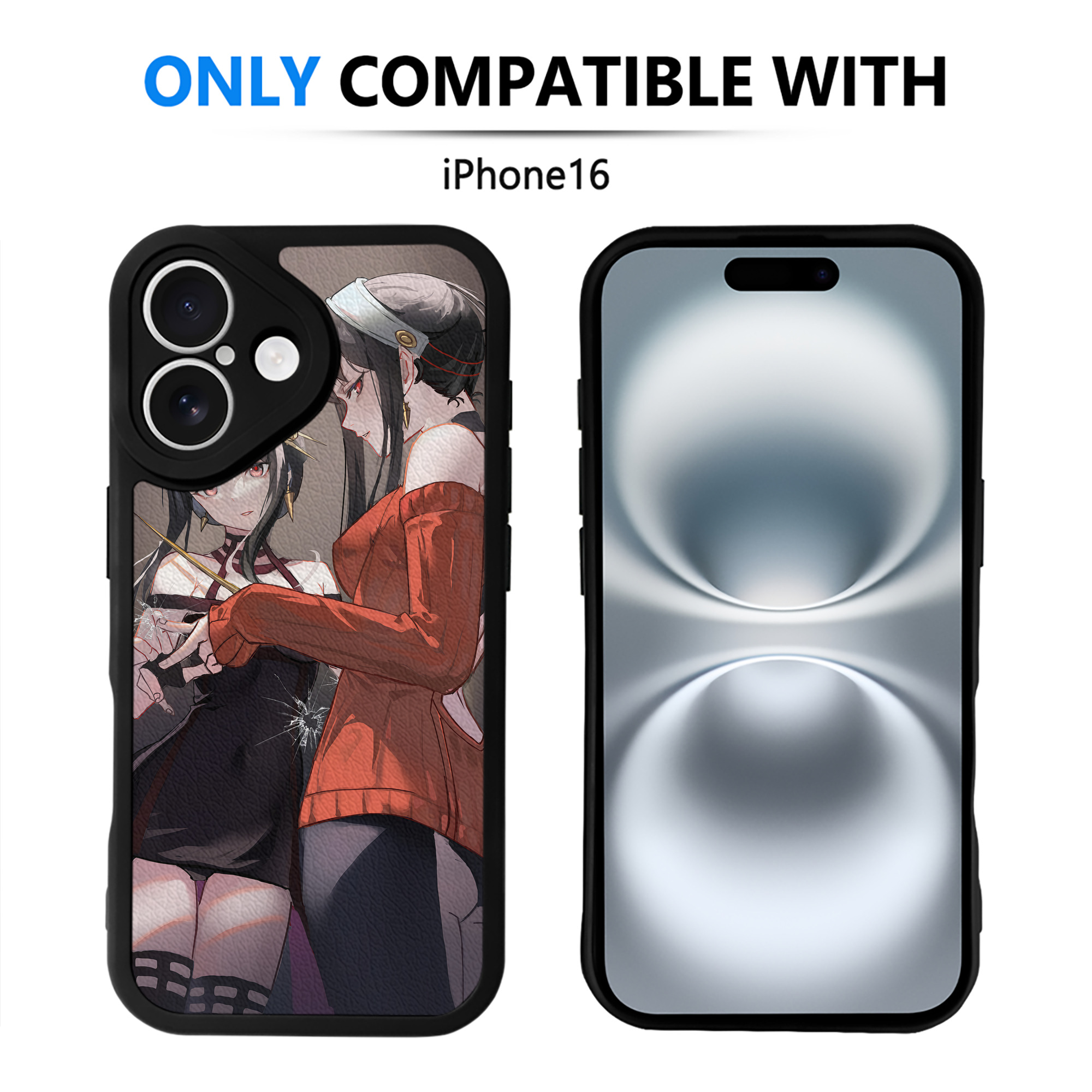 （画像用） SPY×FAMILY间谍家家酒 【iPhone 16シリーズ対応】シリコンスマホケース（レザー調） 材質：シリコン